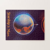 Raumschiff zum Mars Puzzle (Horizontal)