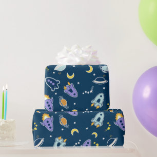 Raumschiffe Geschenkpapier