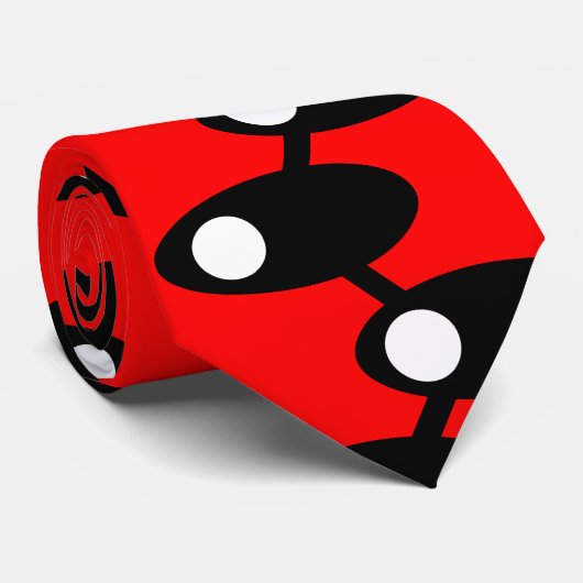 Raumschiffe Krawatte (Gerollt)