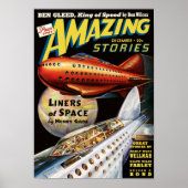 Raumschiffe Poster (Vorne)