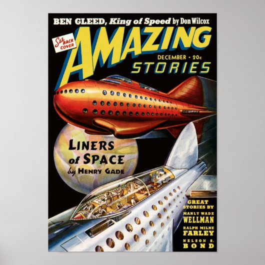 Raumschiffe Poster (Vorne)