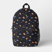 Raumschiffe Raumschiffe Galaxy Cosmo Cool Bedruckter Rucksack (Vorderseite)