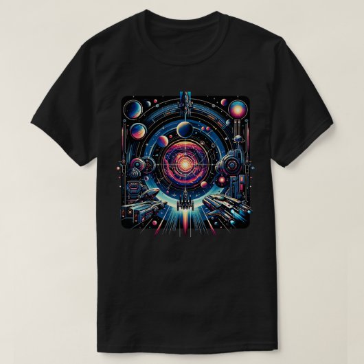 Raumschiffe T-Shirt (Design vorne)