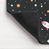 Raumschiffe und Sterne Mousepad (Ecke)