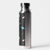 Raumschiffe und Sterne Trinkflasche (Links)