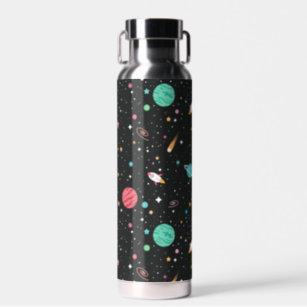 Raumschiffe und Sterne Trinkflasche