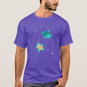 Raumschildkröten Astronaut in den Raumschildkröten T-Shirt