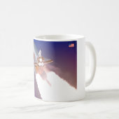RAUMSCHUTZ IN DEN USA 1981-2011 KAFFEETASSE (VorderseiteRechts)