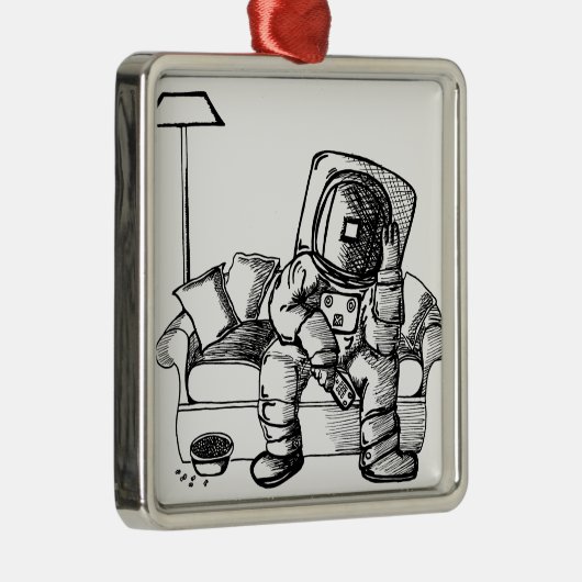 Raumsofa Silbernes Ornament (Rechts)