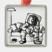 Raumsofa Silbernes Ornament (Vorne)