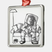 Raumsofa Silbernes Ornament (Links)