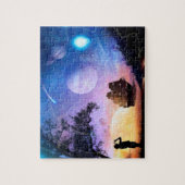 Raumsonde Weltraumkunstwerk Voyager Raumsonde Puzzle (Vertikal)