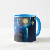 Raumsonde Weltraumkunstwerk Voyager Raumsonde Tasse (VorderseiteRechts)