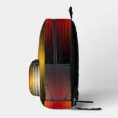 Raumsonde Wiedereintritt in Plasmabildschirme Bedruckter Rucksack (Rechts)