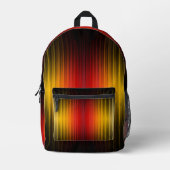 Raumsonde Wiedereintritt in Plasmabildschirme Bedruckter Rucksack (Vorderseite)