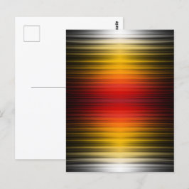 Raumsonde Wiedereintritt in Plasmabildschirme Postkarte