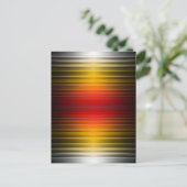 Raumsonde Wiedereintritt in Plasmabildschirme Postkarte (Stehend Vorderseite)