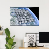 Raumstadt Poster (Heimbüro)