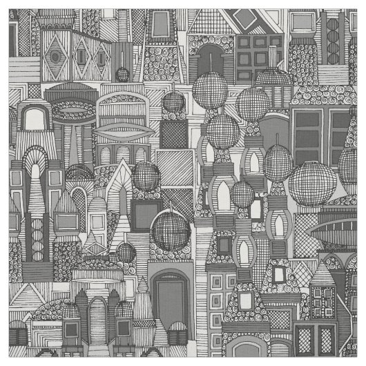 Raumstadt sonne stoff (Muster)