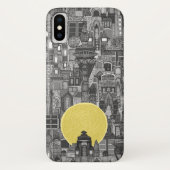 Raumstadtsonne Case-Mate iPhone Hülle (Rückseite)