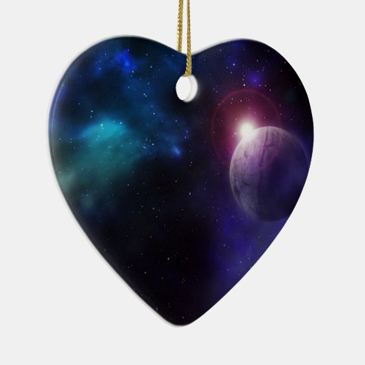 RaumStar-Planet-Sonnensystem Keramik Ornament (Rechts)