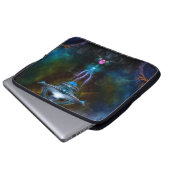 Raumstation Ansarious Laptop Sleeve (Vorne Knopf)