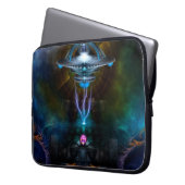 Raumstation Ansarious Laptop Sleeve (Vorderseite Links)