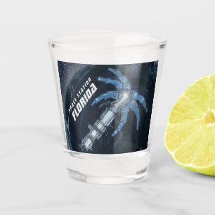 Raumstation Florida Palm Tree Schnapsglas