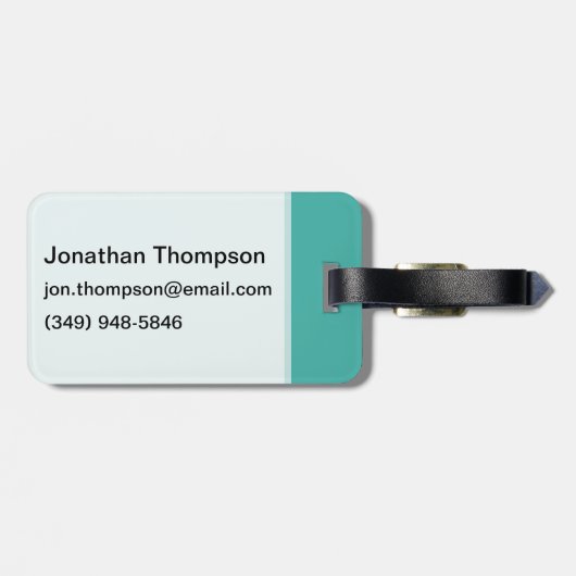 Raumstation Gepäckanhänger (Rückseite horizontal)