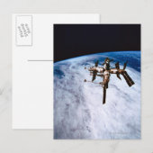Raumstation im Orbit 11 Postkarte (Vorne/Hinten)