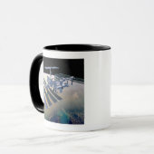 Raumstation in Bahn 4 Tasse (Vorderseite Links)