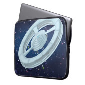 Raumstation Laptopschutzhülle (Vorderseite Links)
