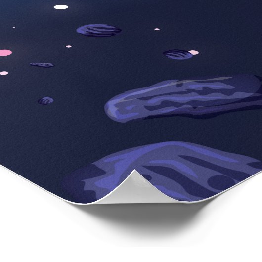 Raumstation Poster (Ecke)