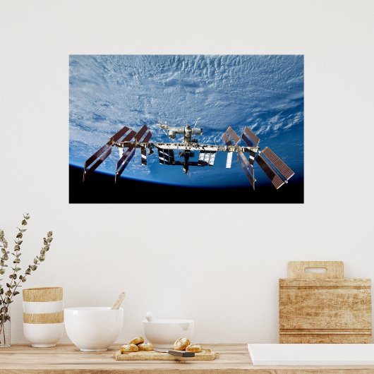 Raumstation Poster (Küche)