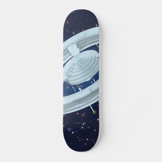Raumstation Skateboard (Vorderseite)