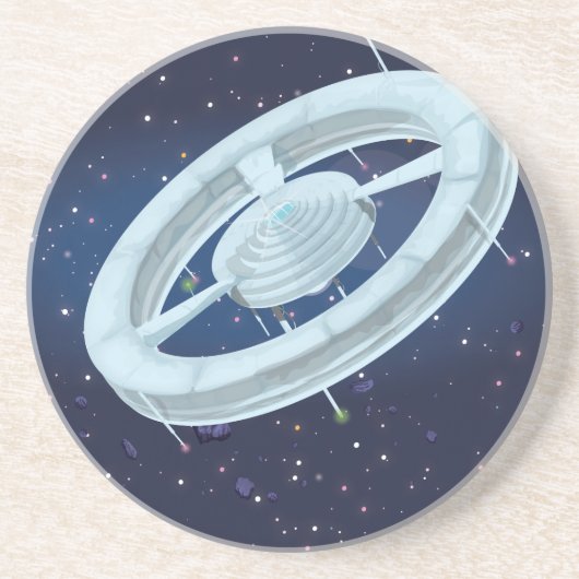 Raumstation Untersetzer (Vorne)