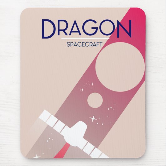 Raumstation Weltraumkunst Mousepad (Vorne)