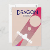 Raumstation Weltraumkunst Postkarte (Vorne/Hinten)