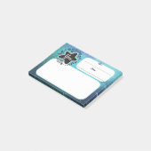 Raumstern-Ansehenangestellt-Anerkennungspost-it Post-it Klebezettel (angewinkelt)