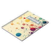 Raumthemenplaneten für Spiral Foto Notebook Notizblock (Linke Seite)