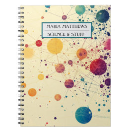 Raumthemenplaneten für Spiral Foto Notebook Notizblock