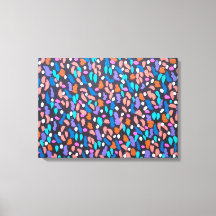 Raumtrocknung Leinwand Abstrakte Kunst drucken