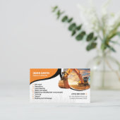 Räumung, Ausgrabung, Landschaftsgestaltung, Bauwes Visitenkarte (Stehend Vorderseite)