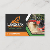 Räumung, Ausgrabung, Landschaftsgestaltung, Bauwes Visitenkarte (Rückseite)