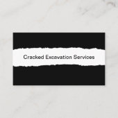 Räumung von Abbaugrundstücken Visitenkarte (Vorderseite)