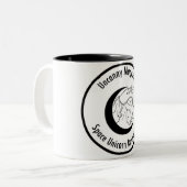 Raumunicorn-Förster-Korps 11 Unze-Tasse Zweifarbige Tasse (Vorderseite Links)