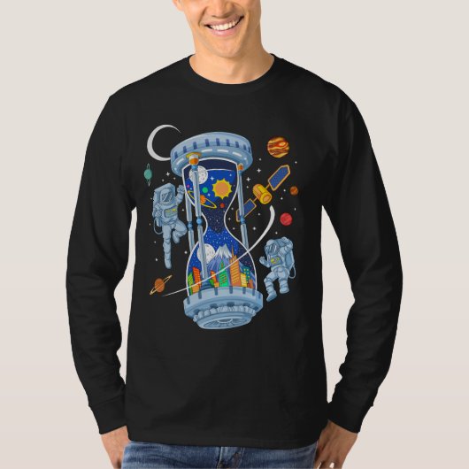 Raumzeit der Astronauten T-Shirt (Vorderseite)