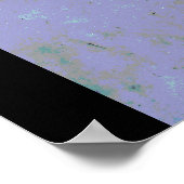 Raumzeit frostig poster (Ecke)