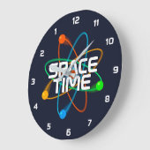 Raumzeit-Wissenschaft Große Wanduhr (Winkel)