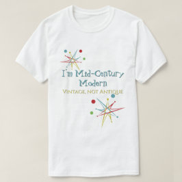 Raumzeitalter Atomic Retro Mitte des Jahrhunderts T-Shirt